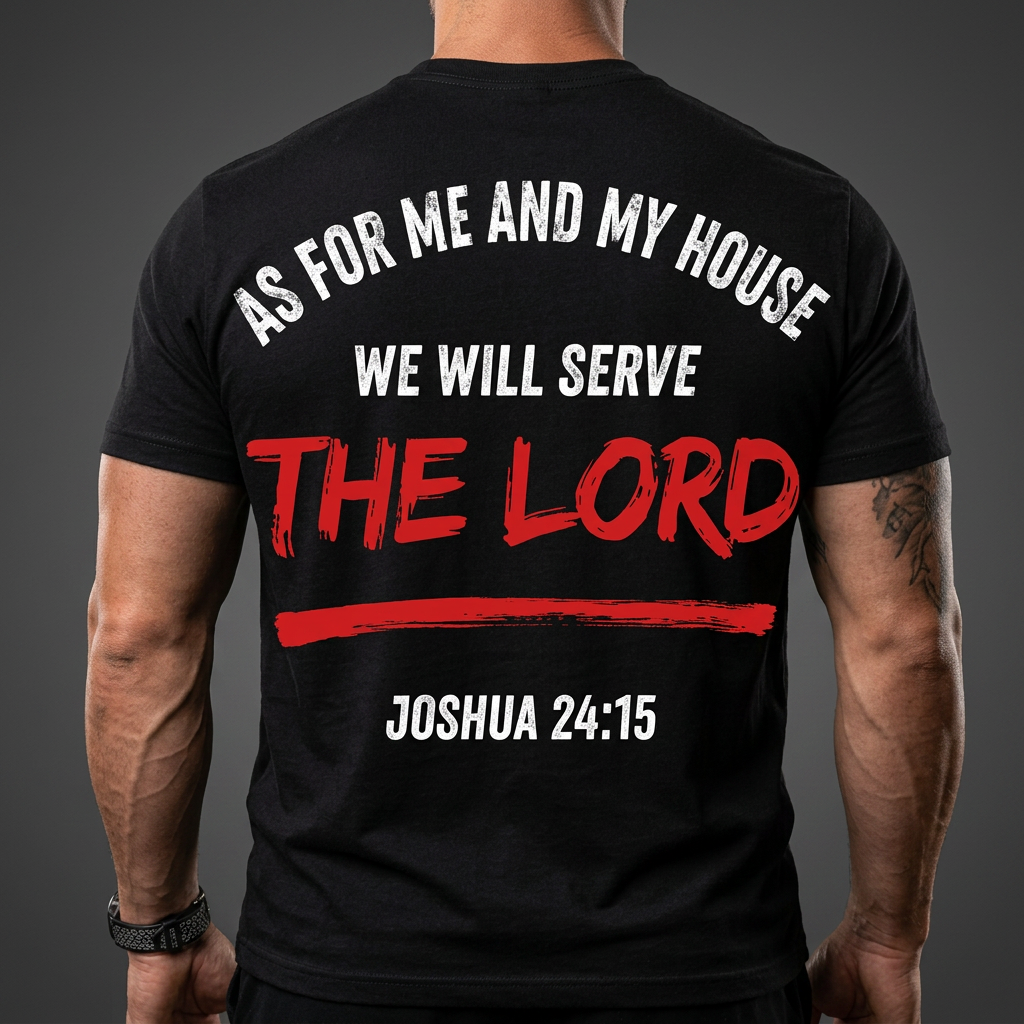 As For Me and My House T-Shirt | Scripture